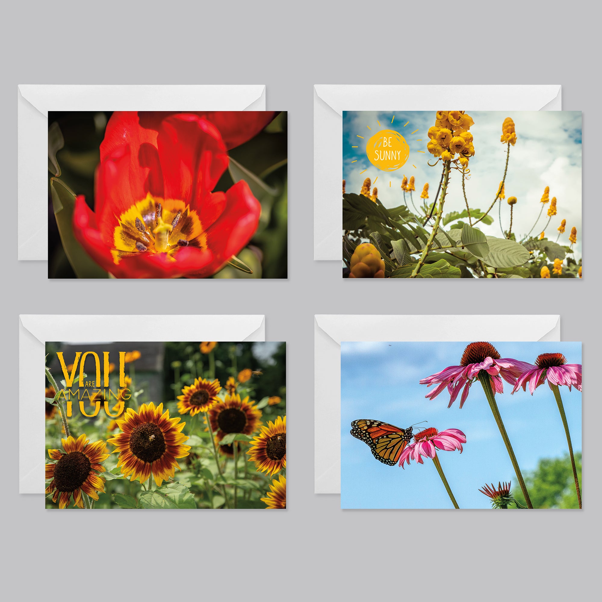 Amazing Flowers Greeting Card Set - Thephotographybar