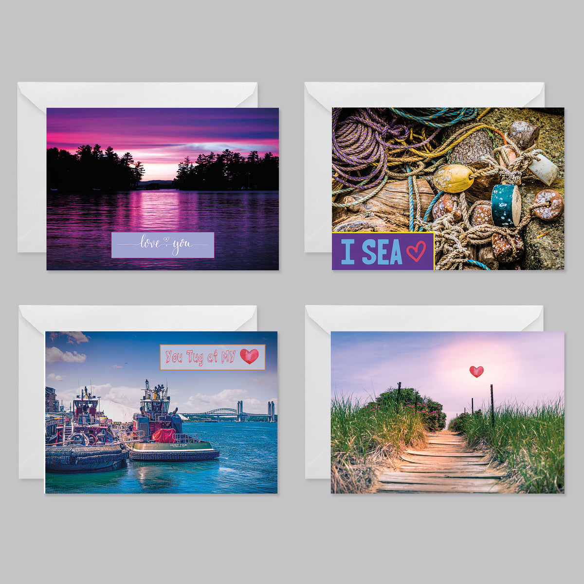 Sea Love Greeting Card Set - Thephotographybar