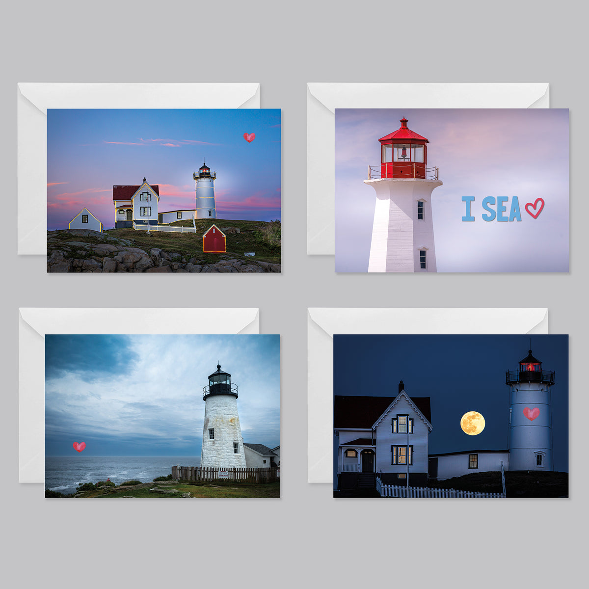 Lighthouse Love Greeting Card Set - Thephotographybar