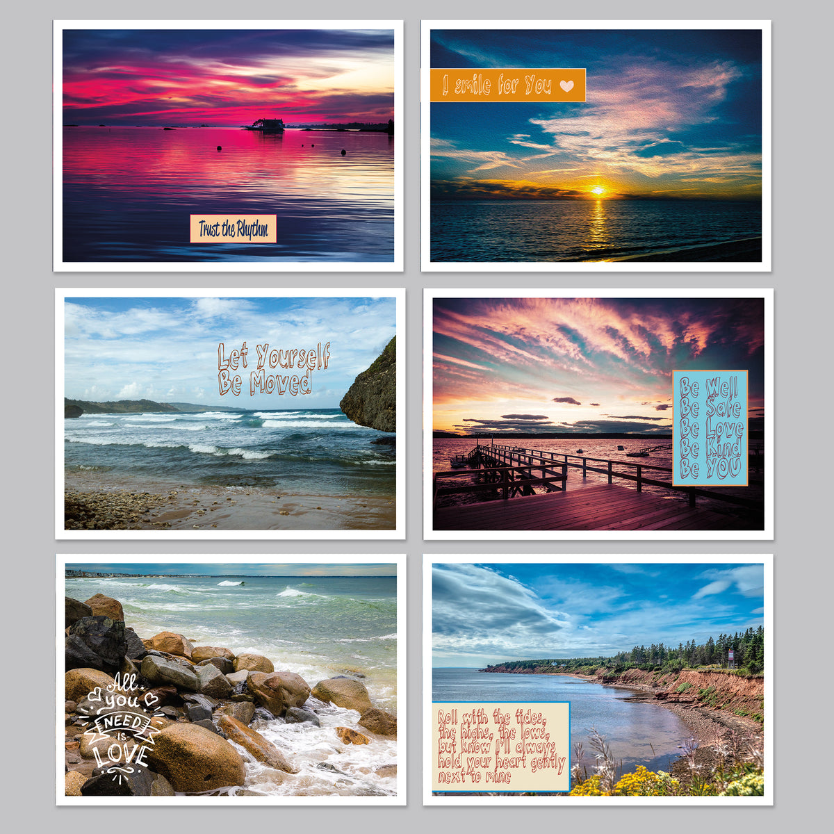 Beach Landscape Postcard Set - Thephotographybar