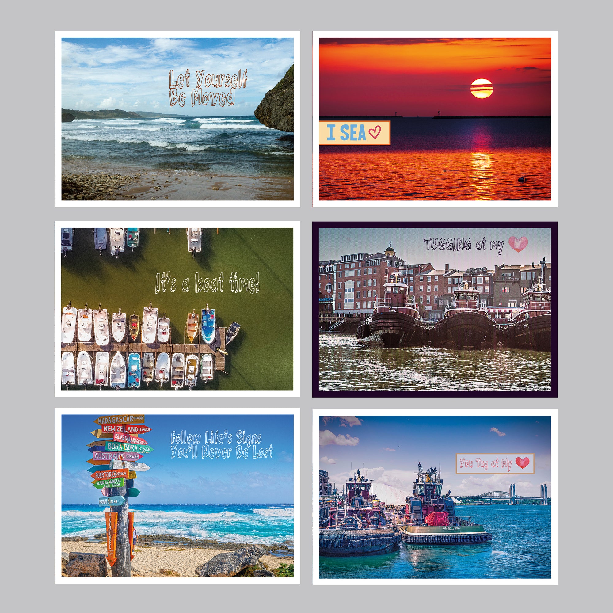 Seas the Day Postcard Set - Thephotographybar
