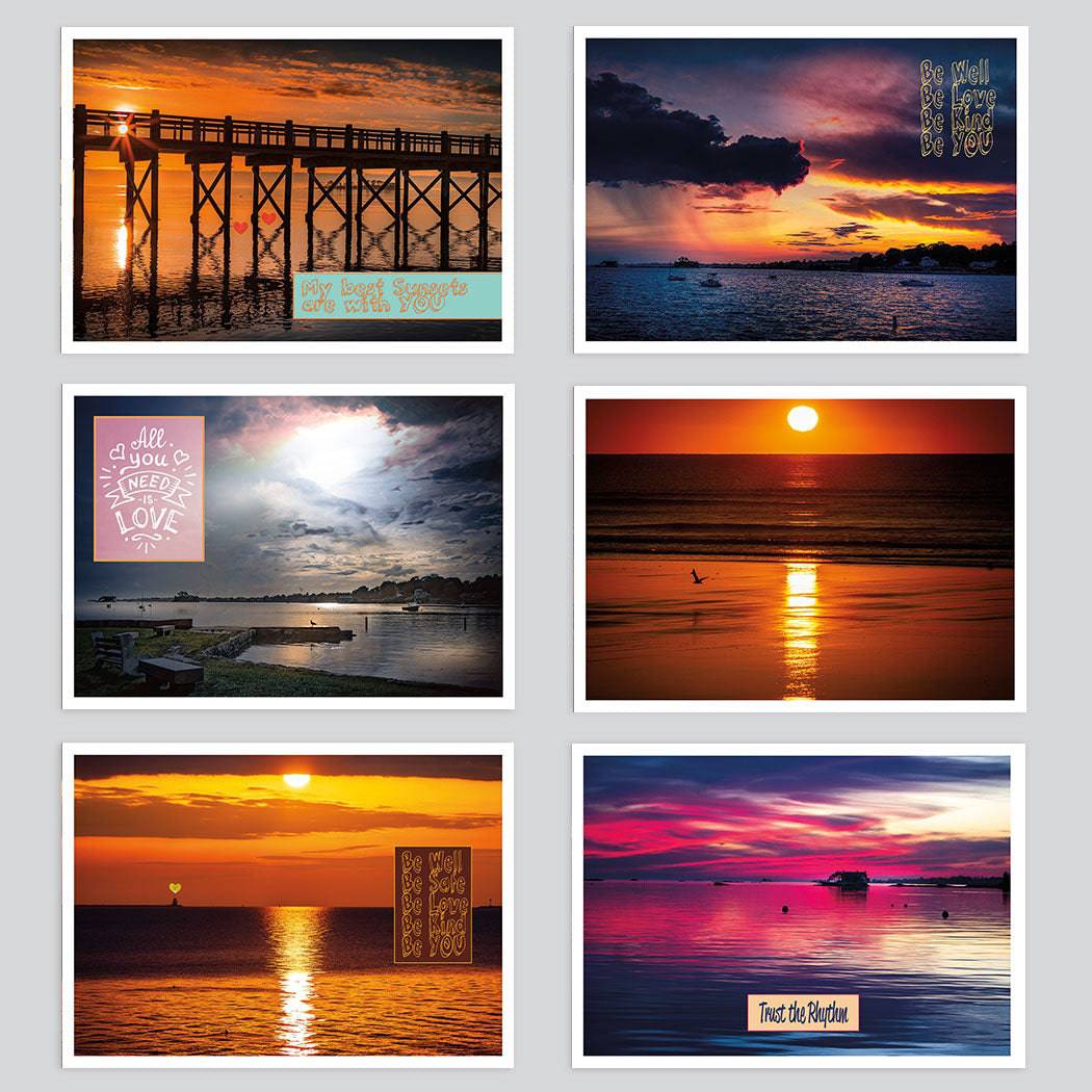 Sunset Scenes Postcard Set - Thephotographybar