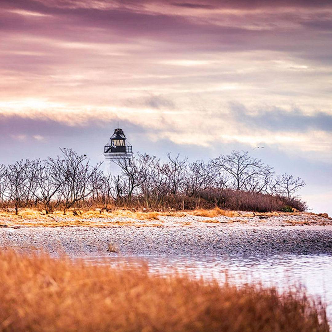 Fayerweather Lighthouse Golden Sunset - Thephotographybar