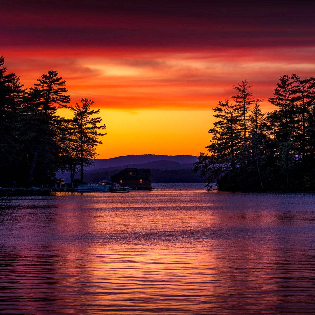Lake Winnipesaukee Sunset Magic - Thephotographybar