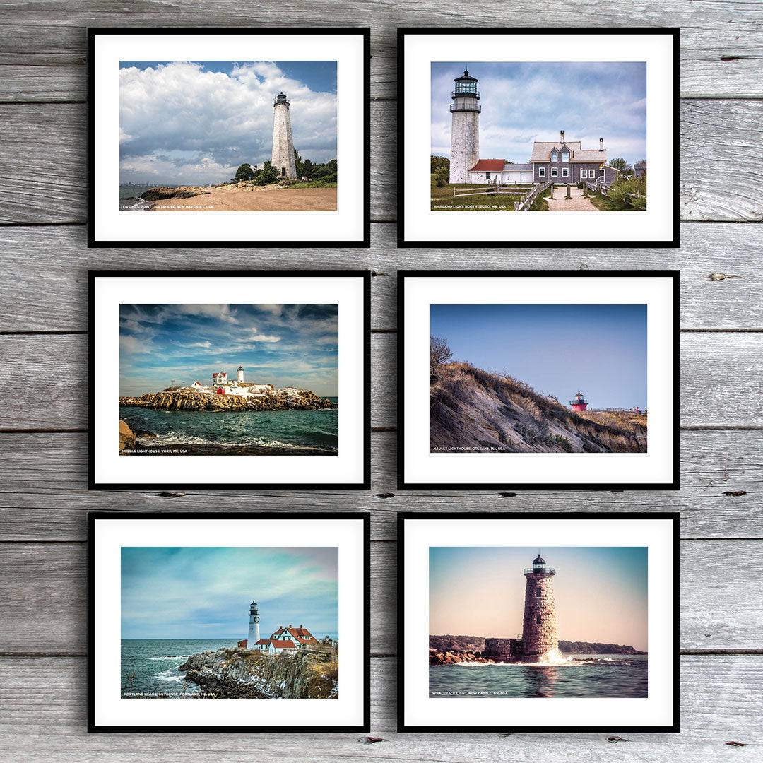 New England Lighthouse Print Set - Volume 1 - Thephotographybar