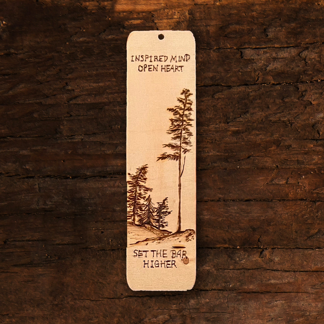 Forest Love Wood Burned Bookmark - Thephotographybar